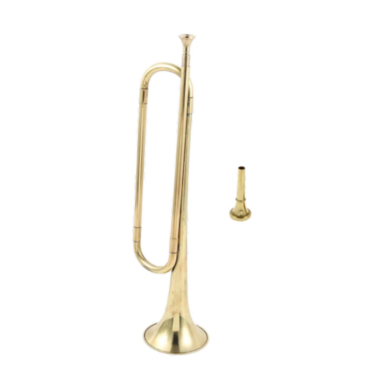 Trompeta de latón de alta cali - Musical Instrument Bugle reseña y precio