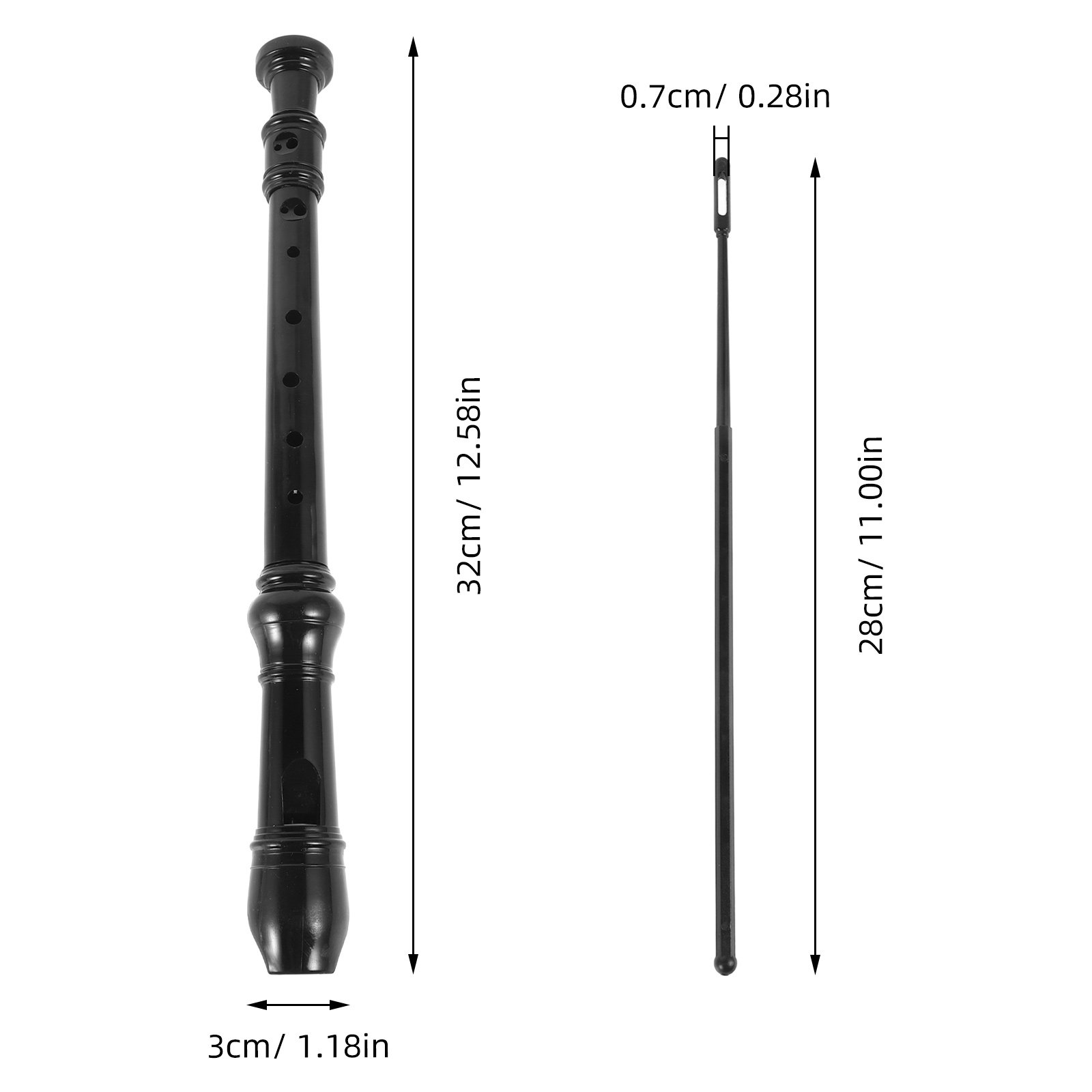 Flauta de registro soprano tra - Soprano Recorder Plastic reseña y precio